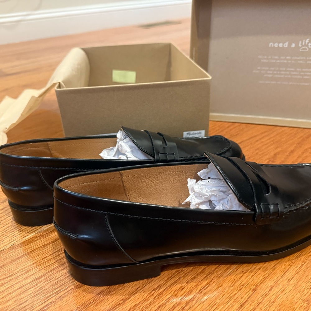 Madewell Leather Penny Loafers - Picture 10 of 12
